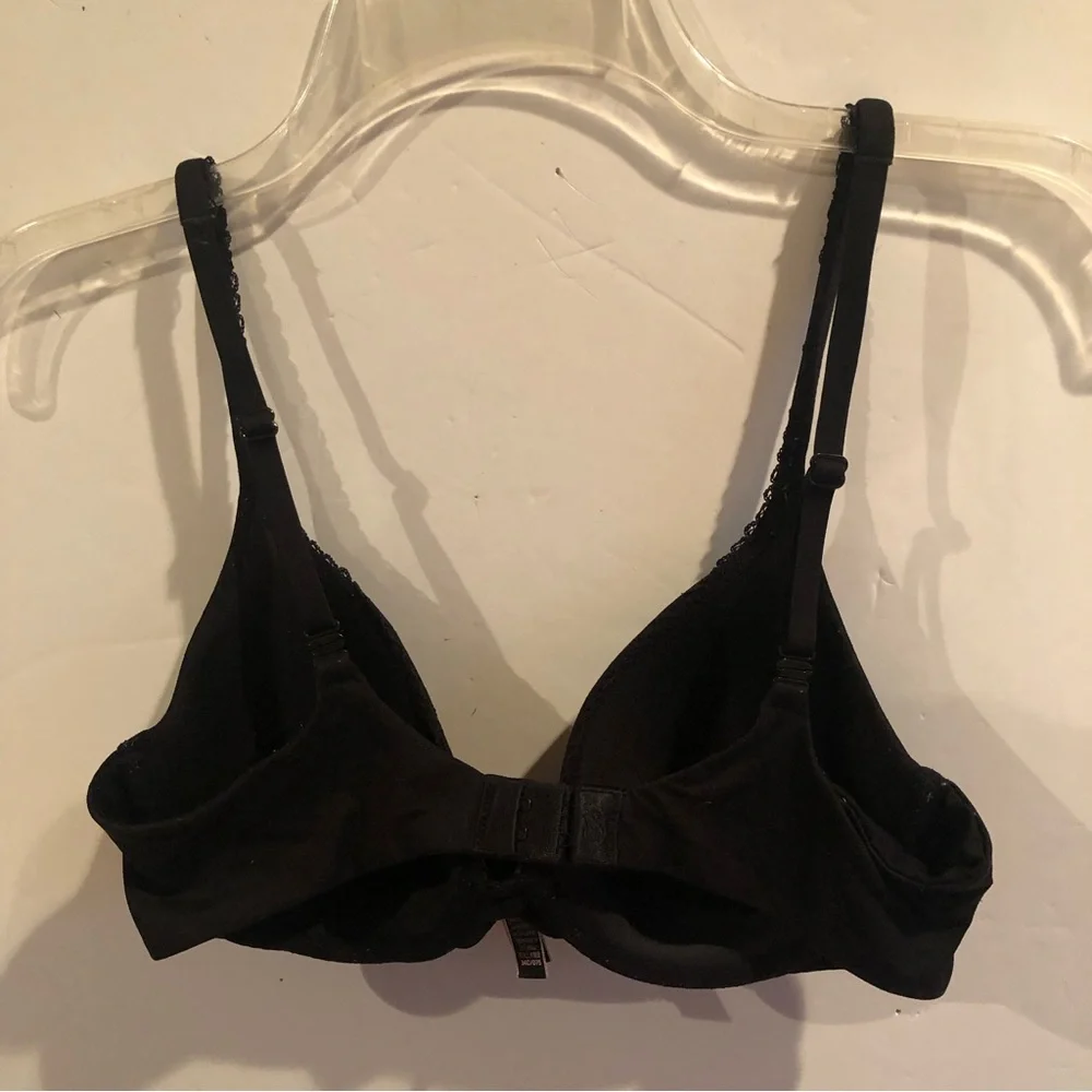 VICTORIA’S SECRET Black Body by Victoria Lined Perfect Coverage BRA 34C - Picture 3 of 6